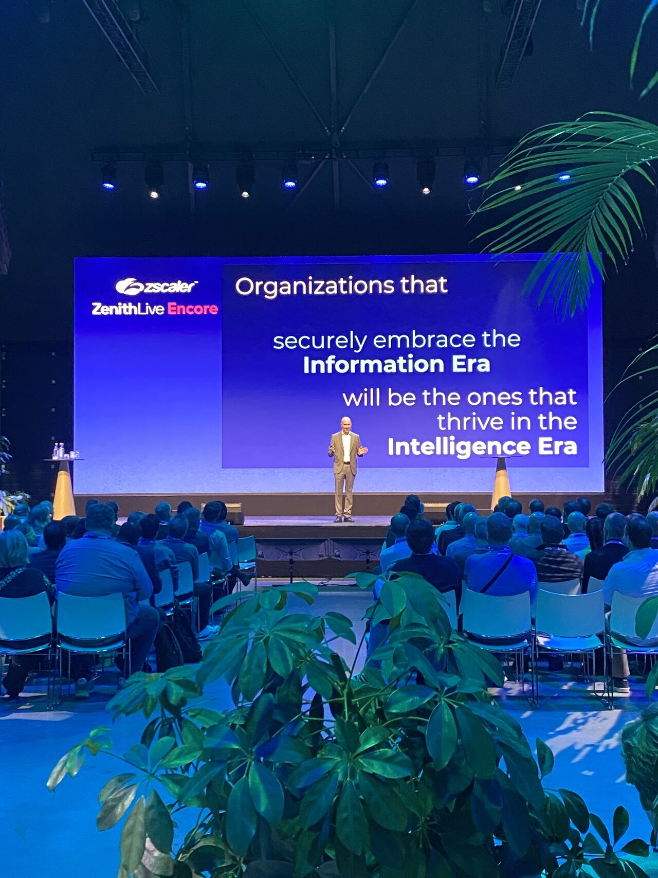 Tony Fergusson speaking at Zscaler ZenithLive Encore